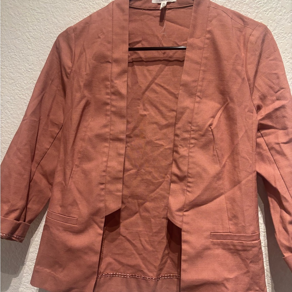 Maurices Dusty Rose Blazer